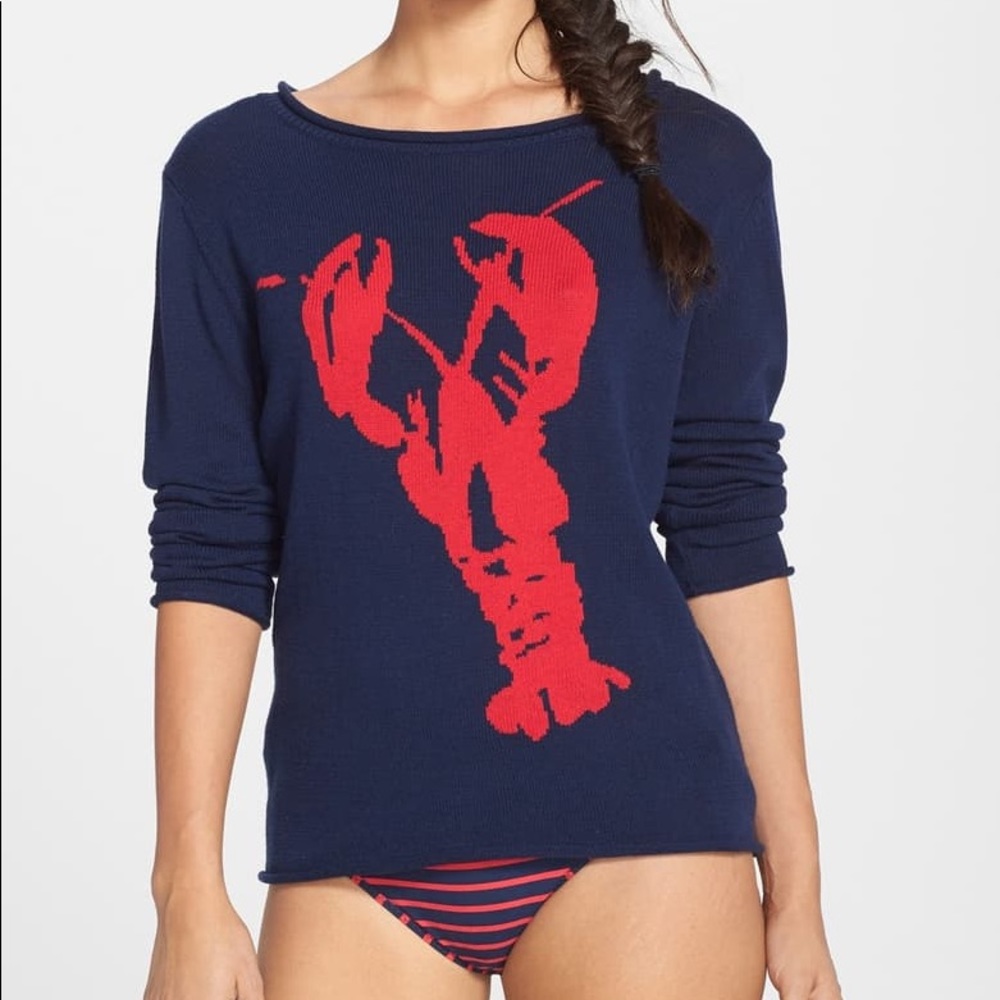 Sperry “What A Catch” Intarsia Lobster Sweater
